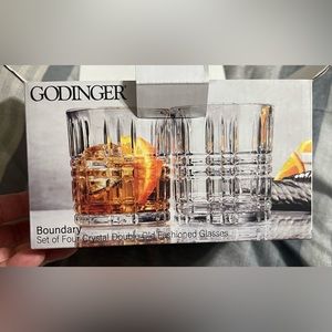 Godinger set of 4 glasses